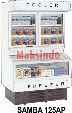 mesin minimarket freezer cooler